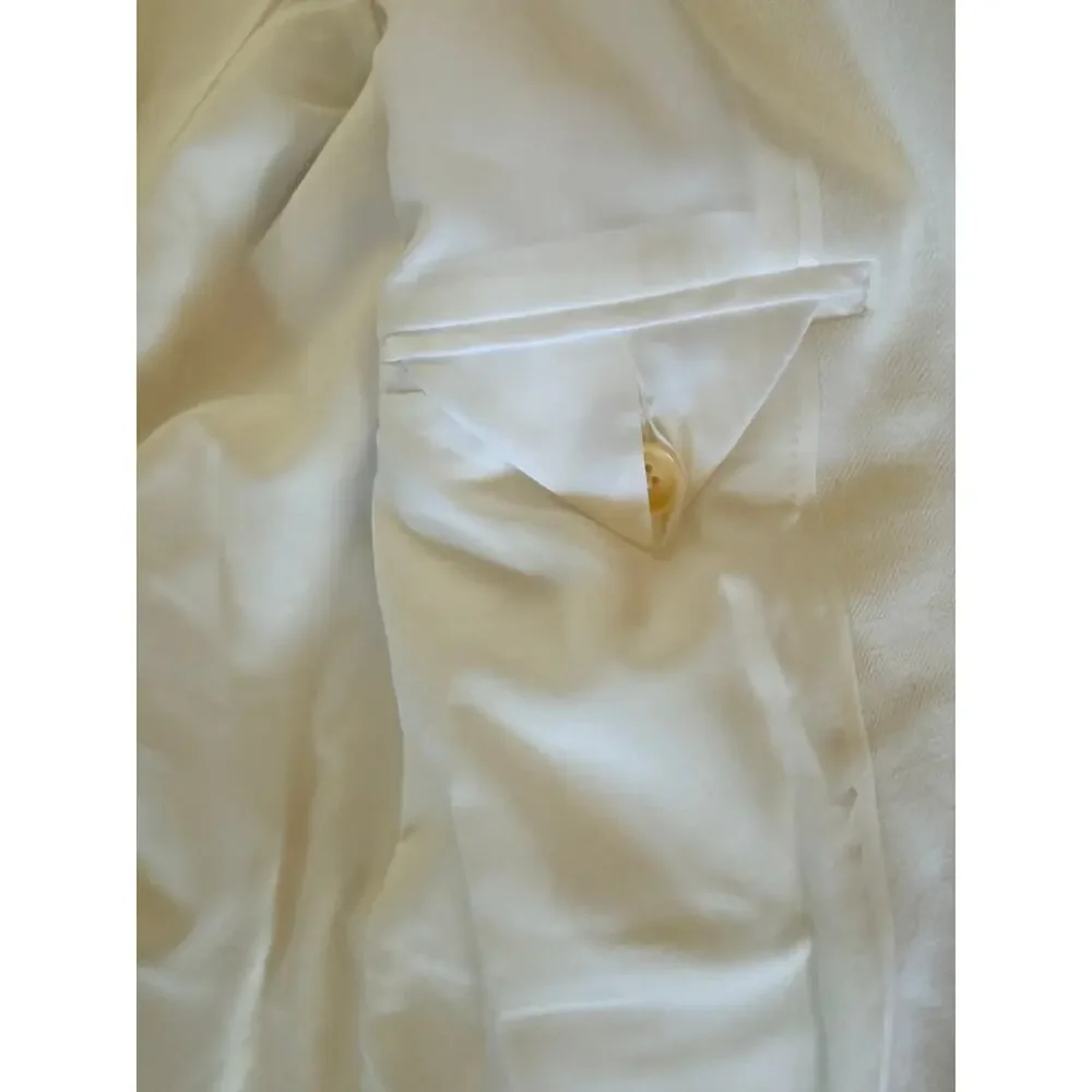JCREW Parke blazer in stretch linen blend-Ivory Size 6 - Picture 8 of 12